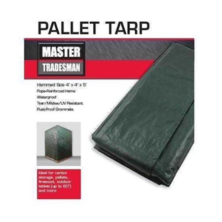 Master 4 ft x 4 ft Tarp, Brown/Green MA573986